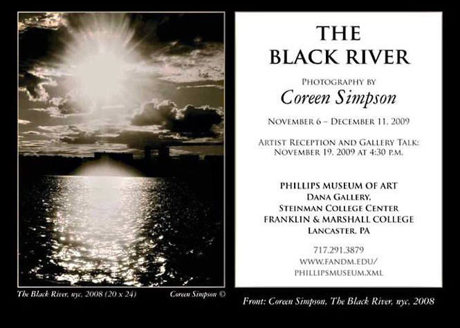Invitation to "The Black River" Exhibition